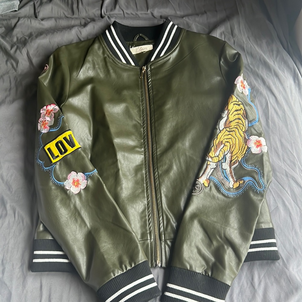 Jen Bomber Jacket - Olive